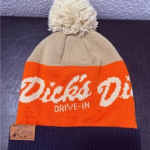 Dick’s Drive-In Pom-Pom Beanie Seattle Landmark Burger Chain Merch Men’s Women’s